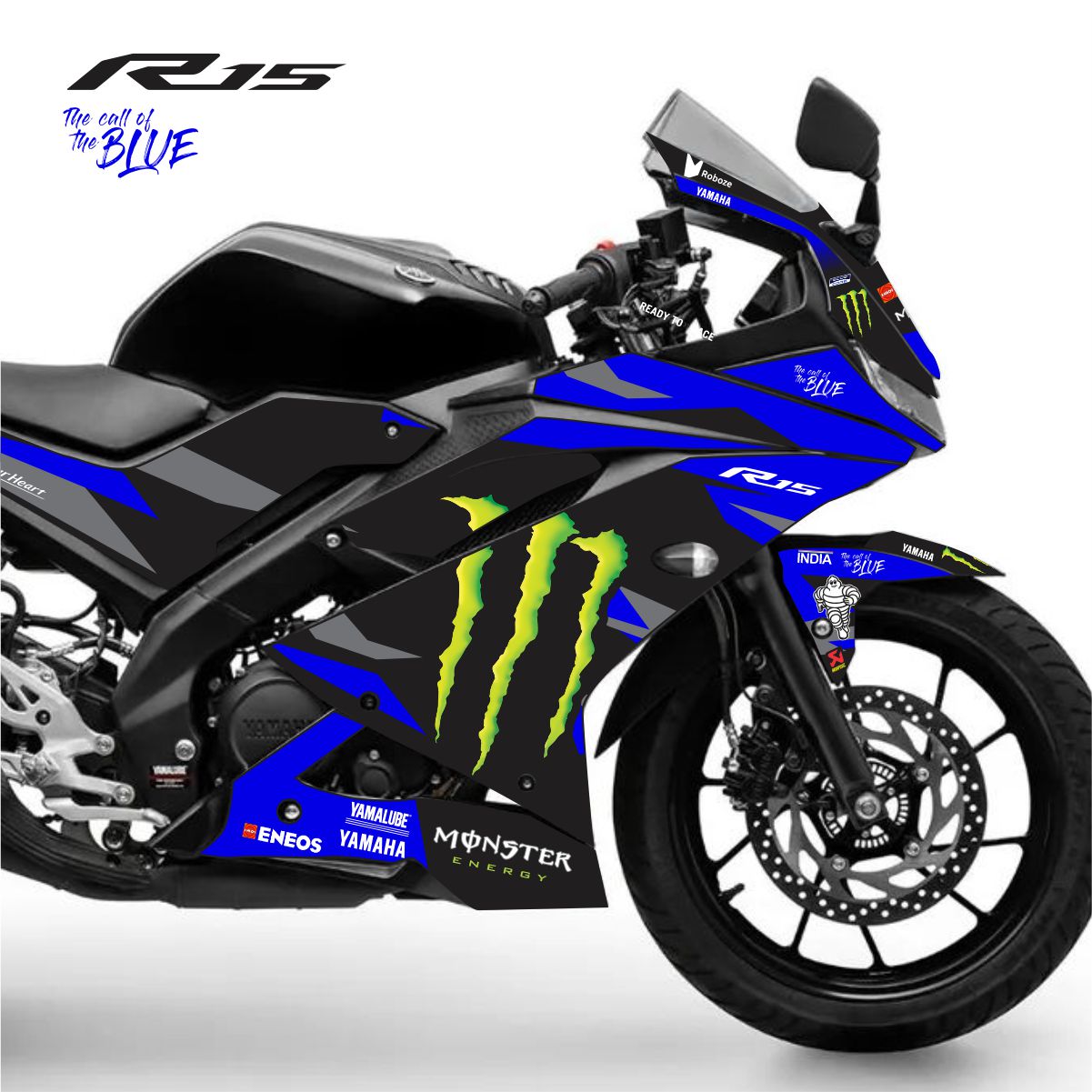 Adesivo R15 Yzf V3 Completo Monster Motogp - 2019/2026