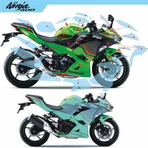 Adesivo Proteção Ninja 400 Completo Clear 2018 / 2024