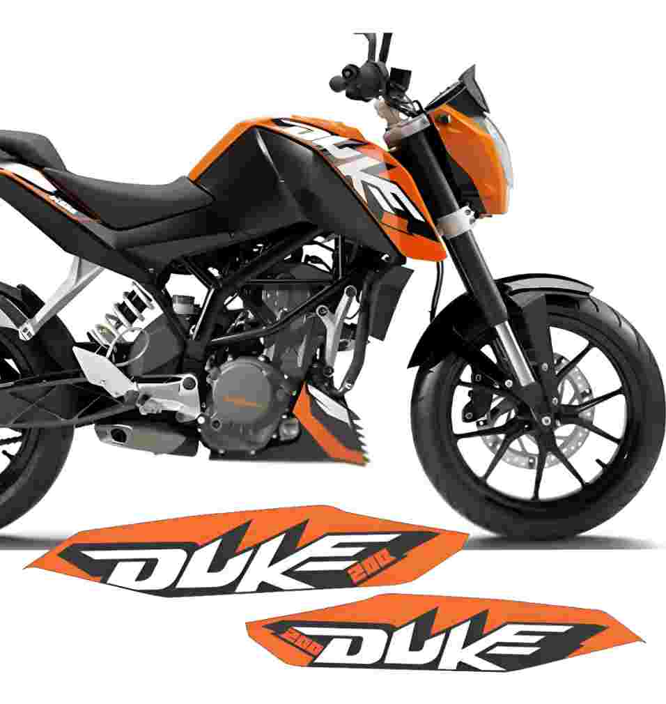 Ktm Duke 200 Laranja Modelo Original