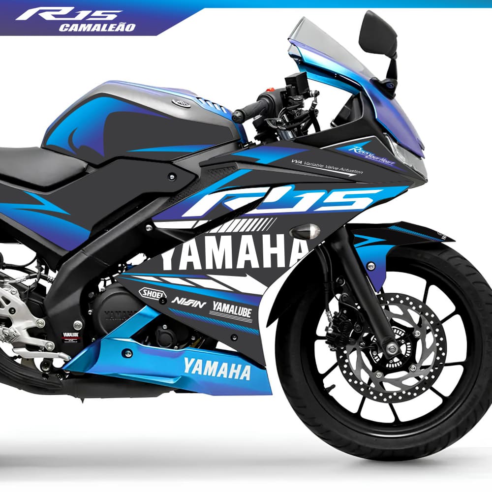 Adesivo R15 Yzf V3 Semi-Completo 2019/2026 - Yamaha Flow