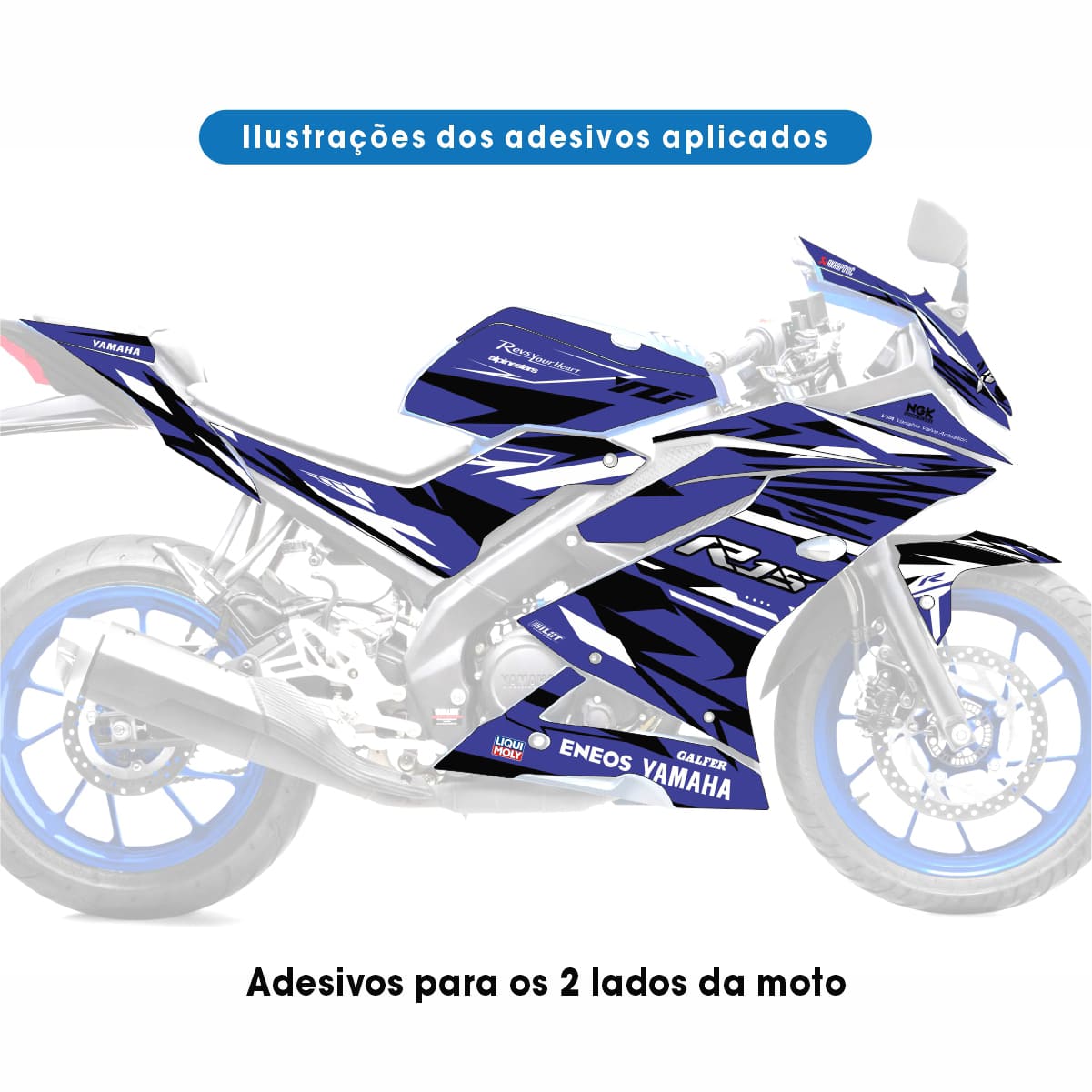 Adesivo R15 Yzf V3 Completo 2019/2026 - Race Flux - Imagem 5