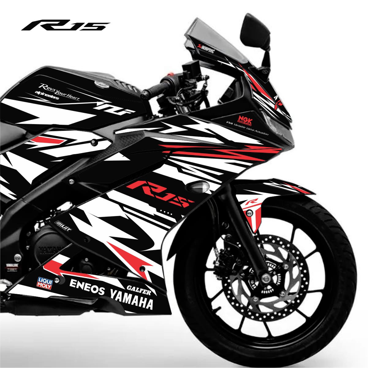 Adesivo R15 Yzf V3 Completo 2019/2026 - Race Flux