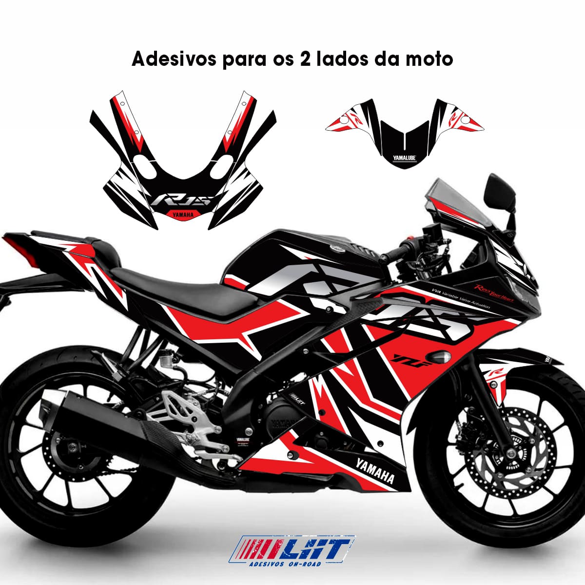 Adesivo R15 Yzf V3 Completo 2019/2026 - Racing X - Imagem 6