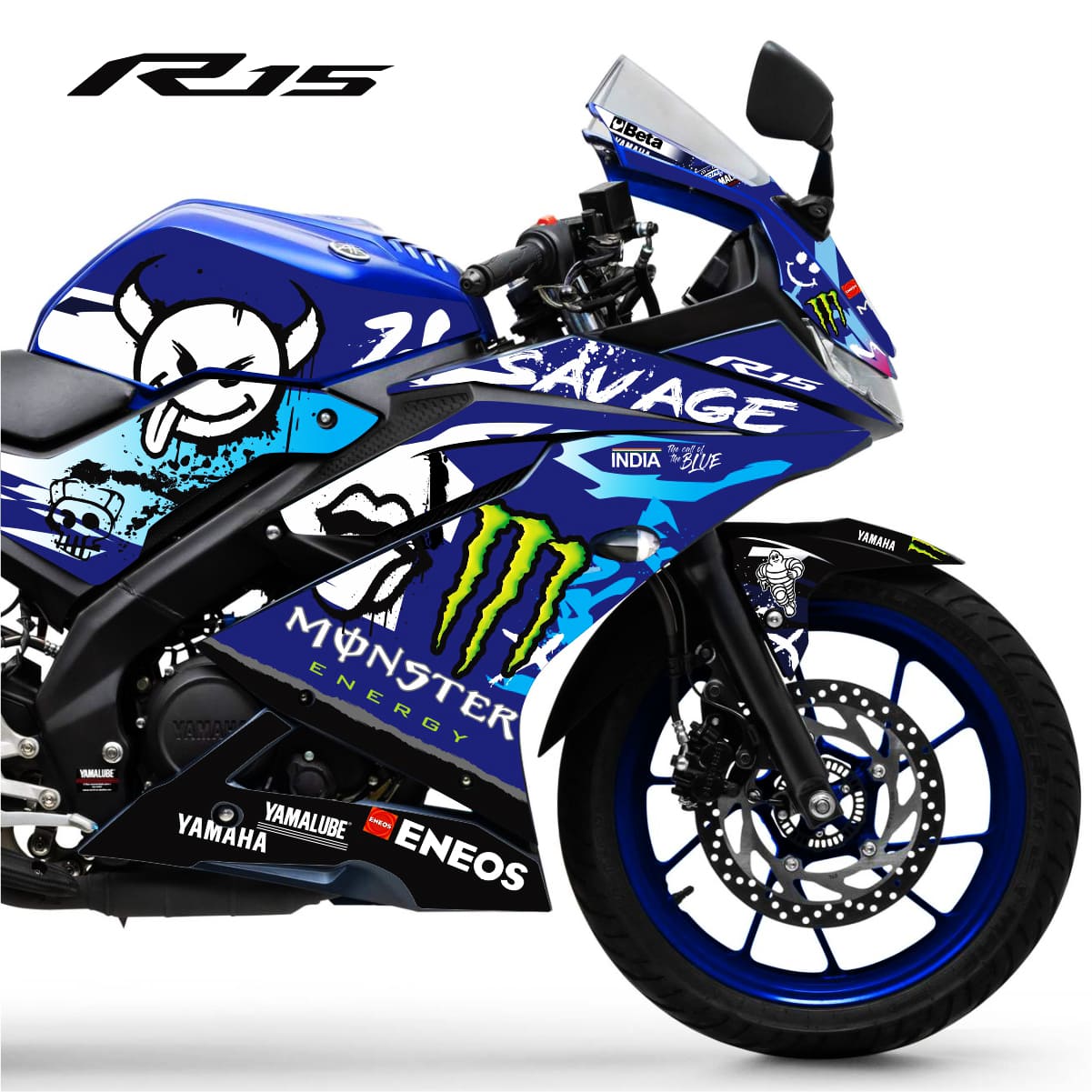 Adesivo R15 Yzf V3 Completo 2019/2026 - Savage Edition - Imagem 3