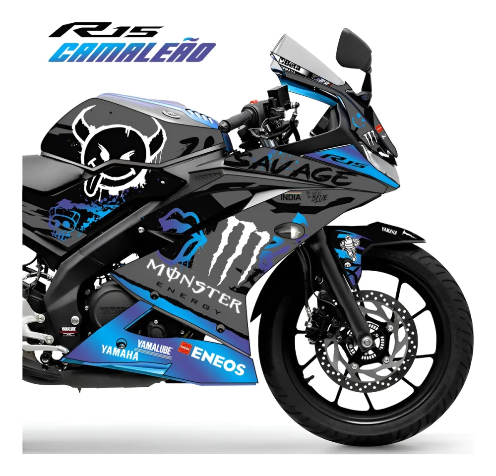 Adesivo R15 Yzf V3 Completo 2019/2026 - Savage Edition - Imagem 5