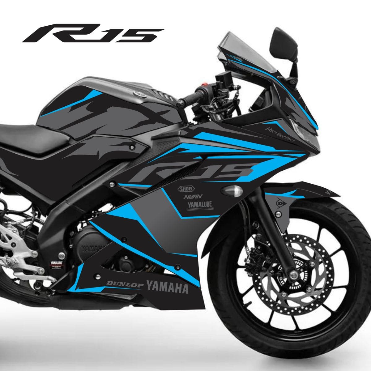 Adesivo R15 Yzf V3 Completo 2019/2026 - Black Line Racing - Imagem 7