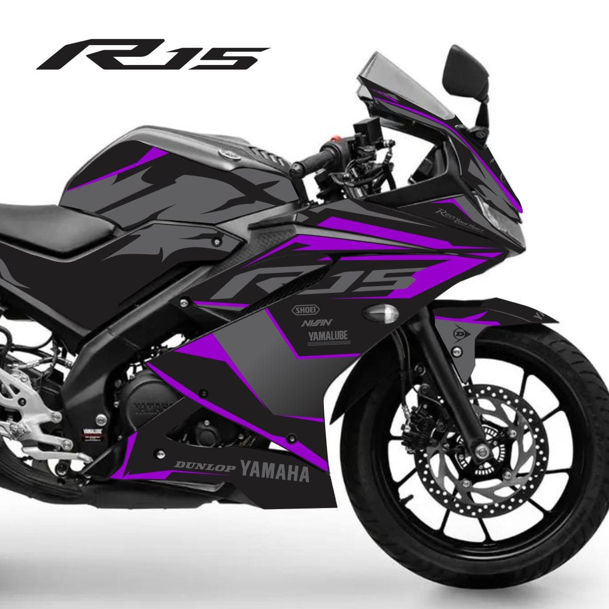 Adesivo R15 Yzf V3 Completo 2019/2026 - Black Line Racing - Imagem 4