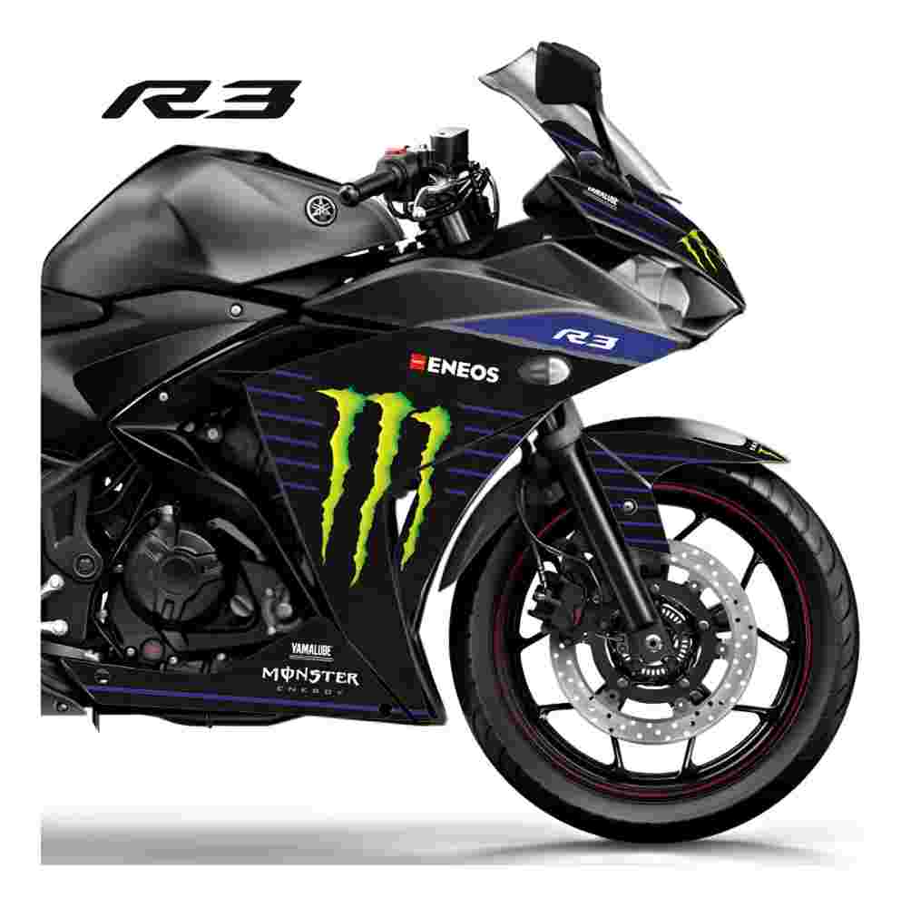Adesivo Yzf R3 2013/2019 - Modelo M. Energy Fábrica