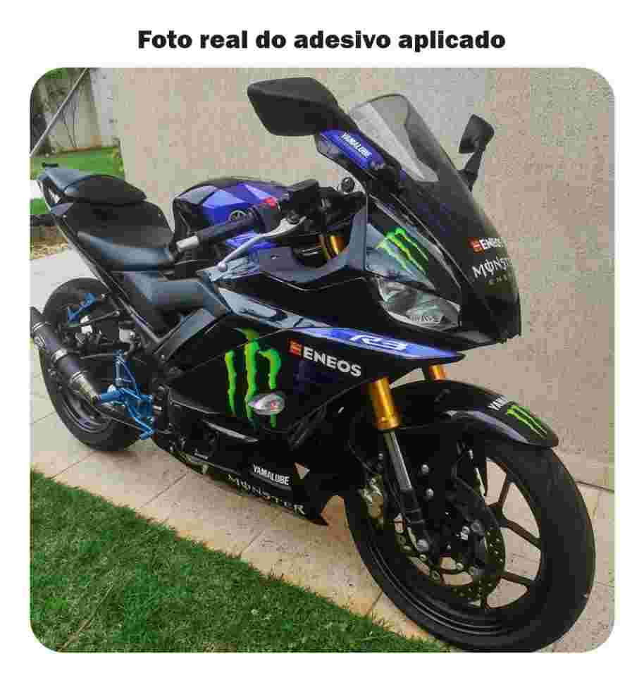 Adesivo Yzf R3 2020/2024 - Modelo M. Energy Fábrica - Imagem 4