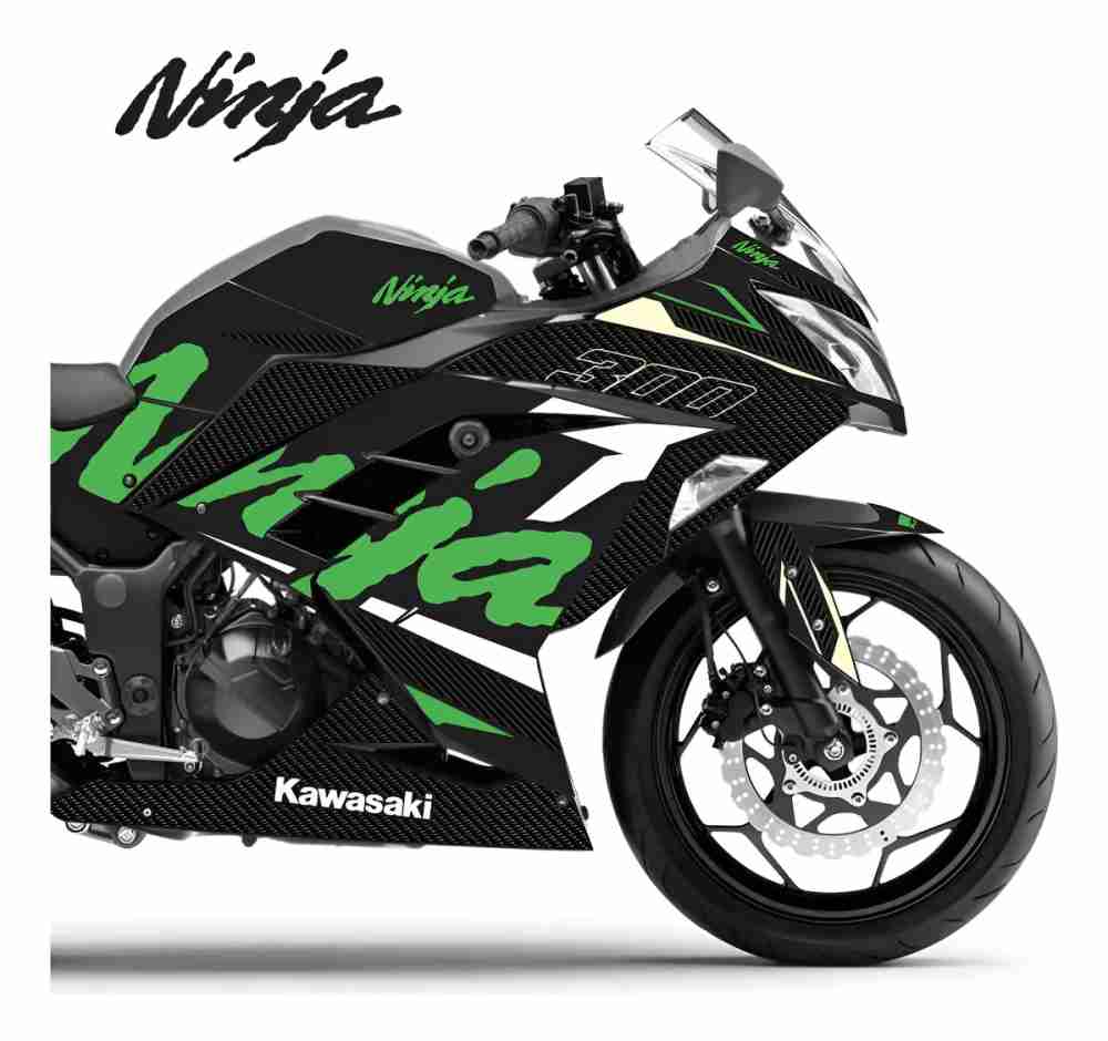 Adesivo Ninja 300 Completo 2013/2024 - Carbon Racing - Imagem 7
