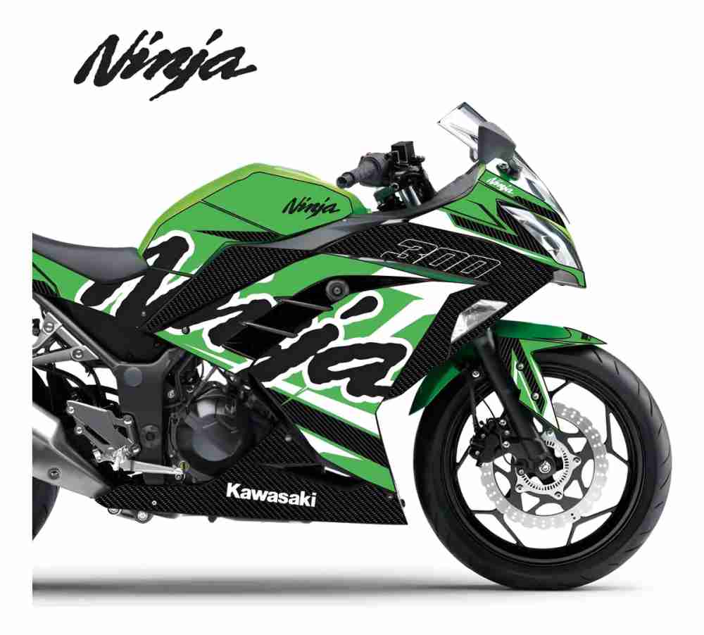 Adesivo Ninja 300 Completo 2013/2024 - Carbon Racing - Imagem 5