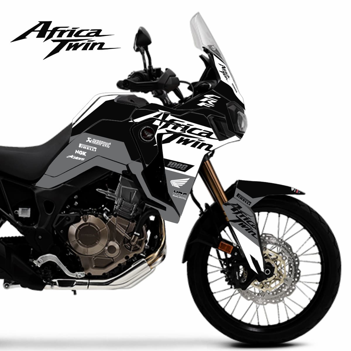 Adesivo Africa Twin 1000L Completo 2015/2019 - Standard Born - Imagem 6