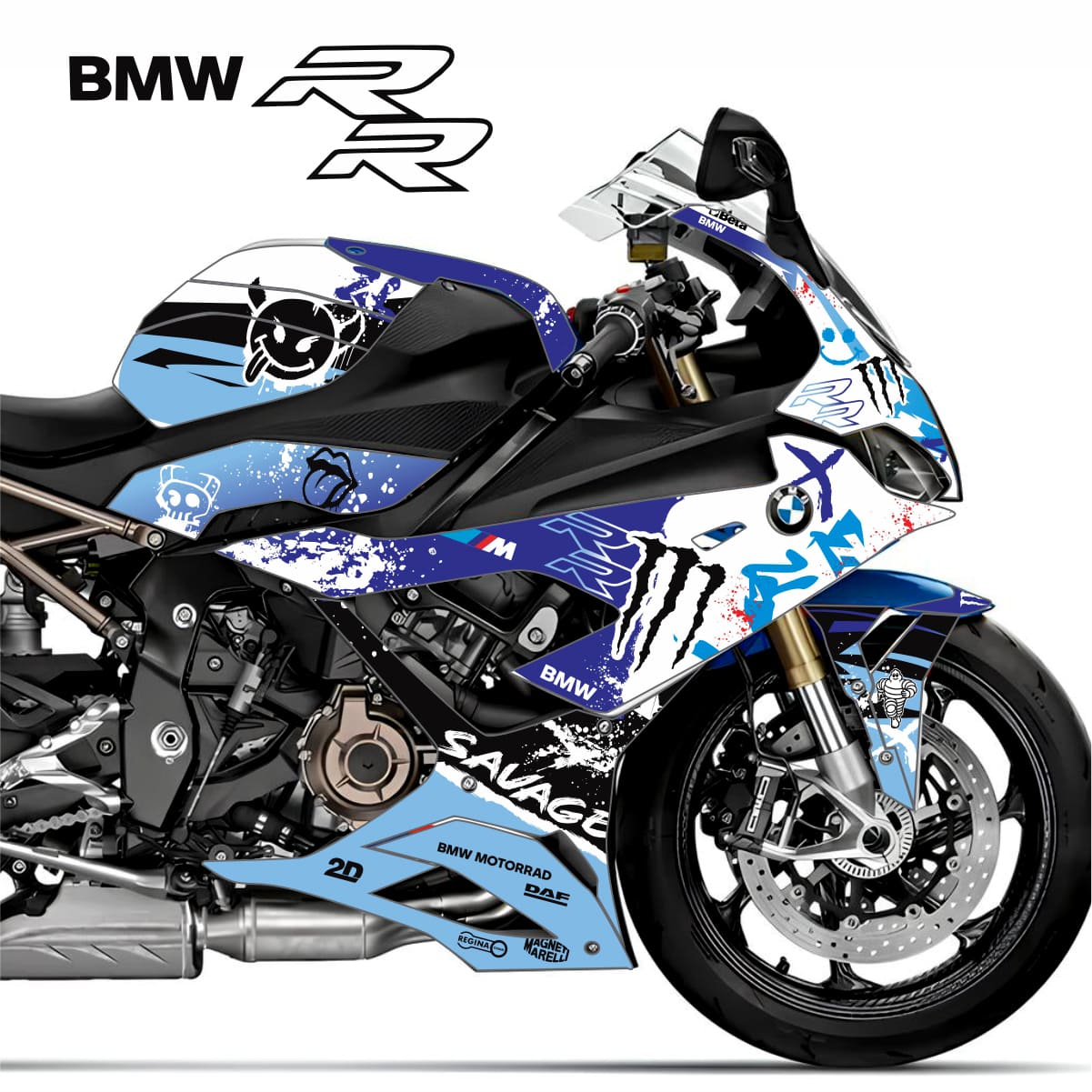 Adesivo Bmw S1000rr Completo 2019/2022 - Savage M. Energy