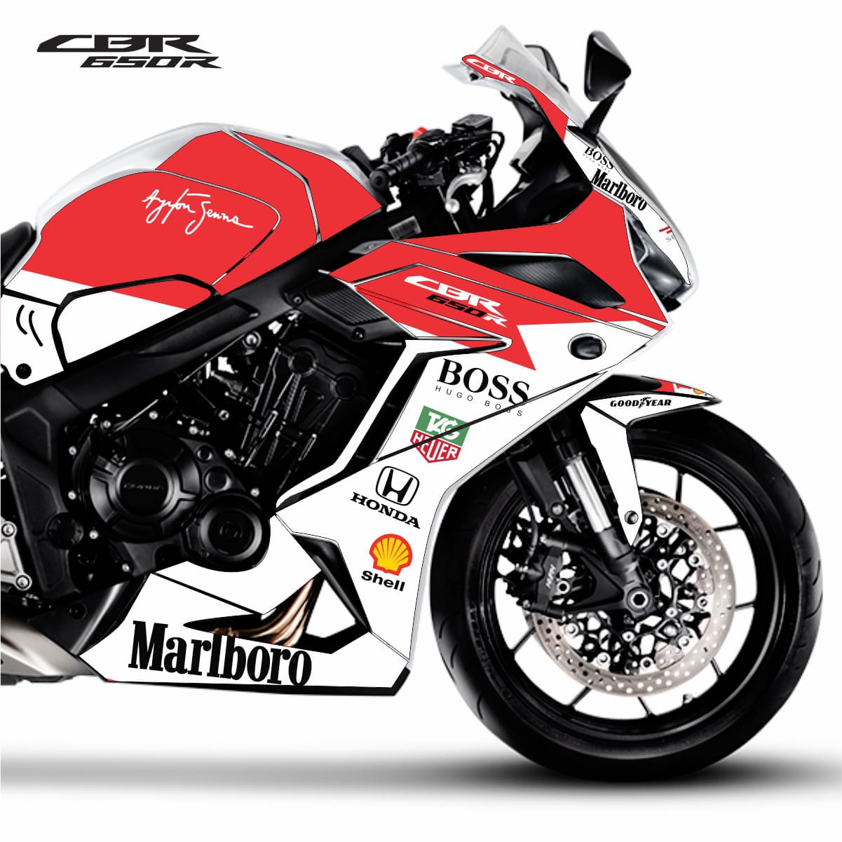Adesivo Cbr 650r Completo 2019/2023 - Airton Senna Edição Especial