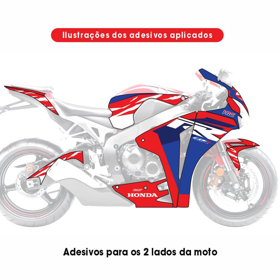 Adesivo Cbr 1000rr Completo 2008/2011 - Fireblade 2025 - Imagem 8