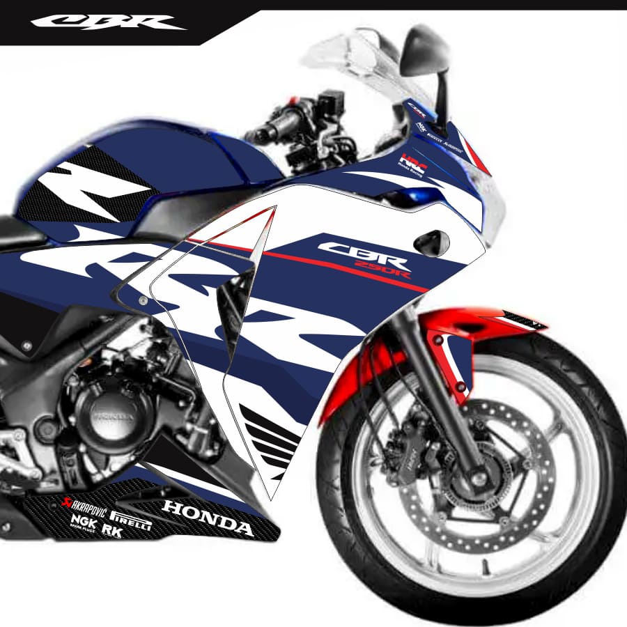 Adesivo Cbr 250r Completo 2010/2019 - Hrc Racing