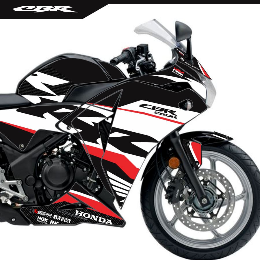 Adesivo Cbr 250r Completo 2010/2019 - Hrc Racing - Imagem 4