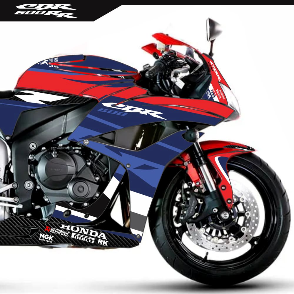Adesivo Cbr 600rr Completo 2007/2012 - Ngk Racing - Imagem 7