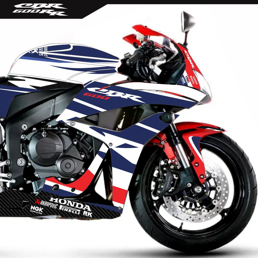 Adesivo Cbr 600rr Completo 2007/2012 - Ngk Racing