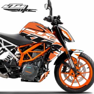 Adesivo Duke 390 Ktm Completo - Spark Line Laranja