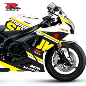 Adesivo Gsxr 750 Completo 2014/2016 - Ecstar Racing Branca