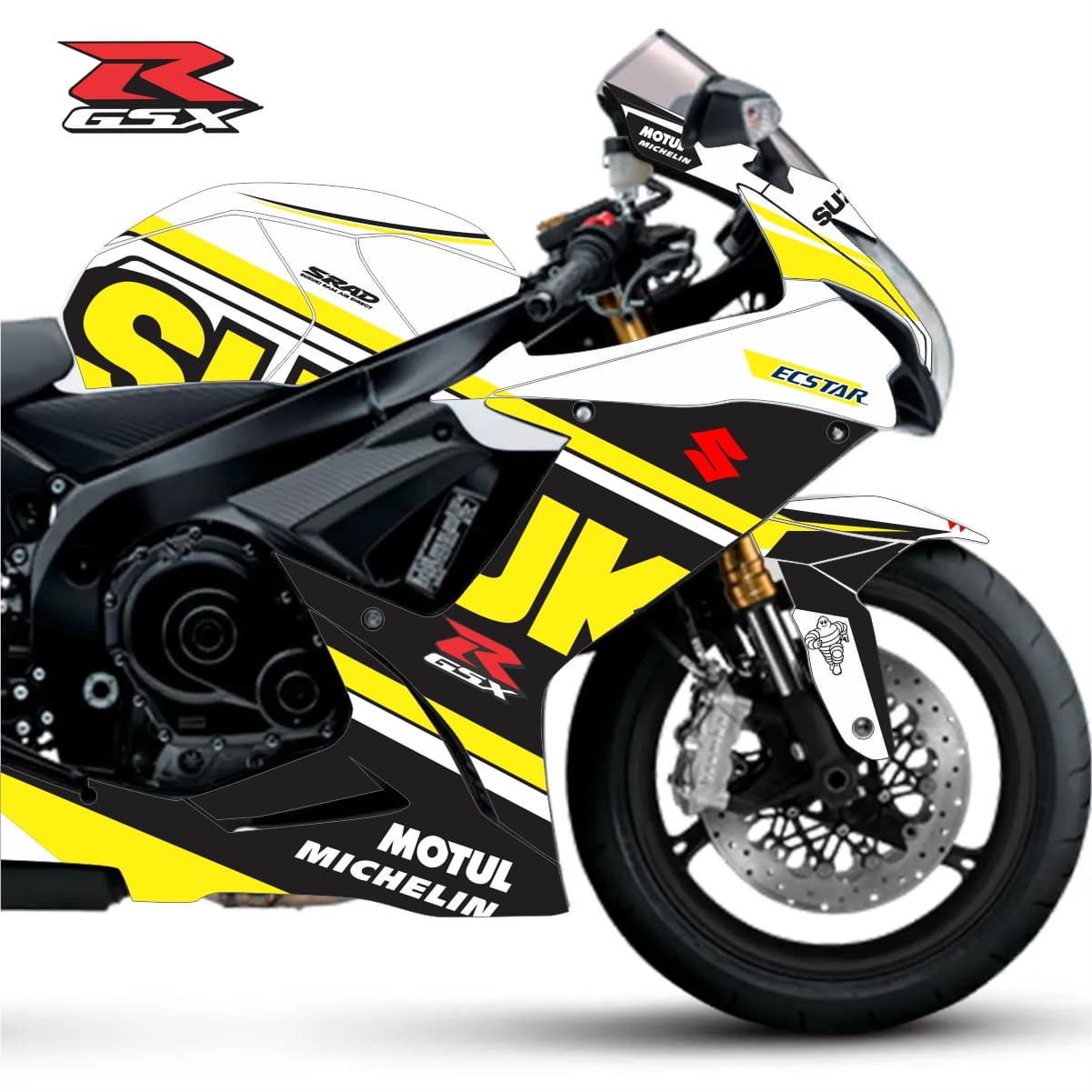 Adesivo Gsxr 750 Completo 2014/2016 - Ecstar Racing - Imagem 3