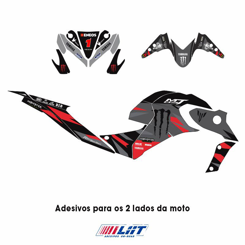 Adesivo MT 03 2021/2023 Completo - MotoGp - Imagem 5