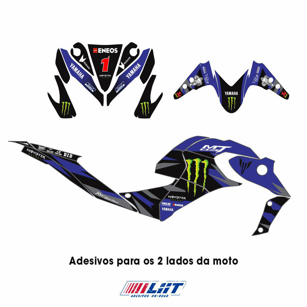 Adesivo MT 03 2021/2023 Completo - MotoGp - Imagem 7