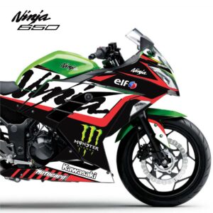 Adesivo Ninja 300 Completo 2013/2024 - M. Energy Verde