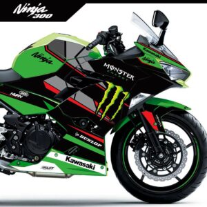 Adesivo Ninja 400 Completo 2018/2024 - M. Energy White Racing