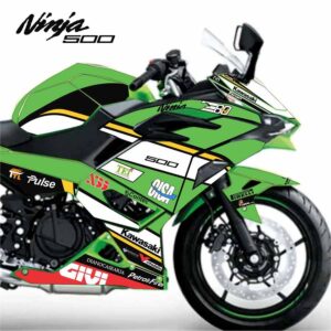 Adesivo Ninja 500 Completo 2024/2025 - Sbk Racing Team