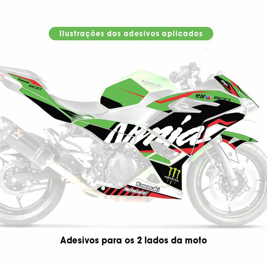 Adesivo Ninja 500 Completo 2024/2025 - Style M. Energy - Imagem 2