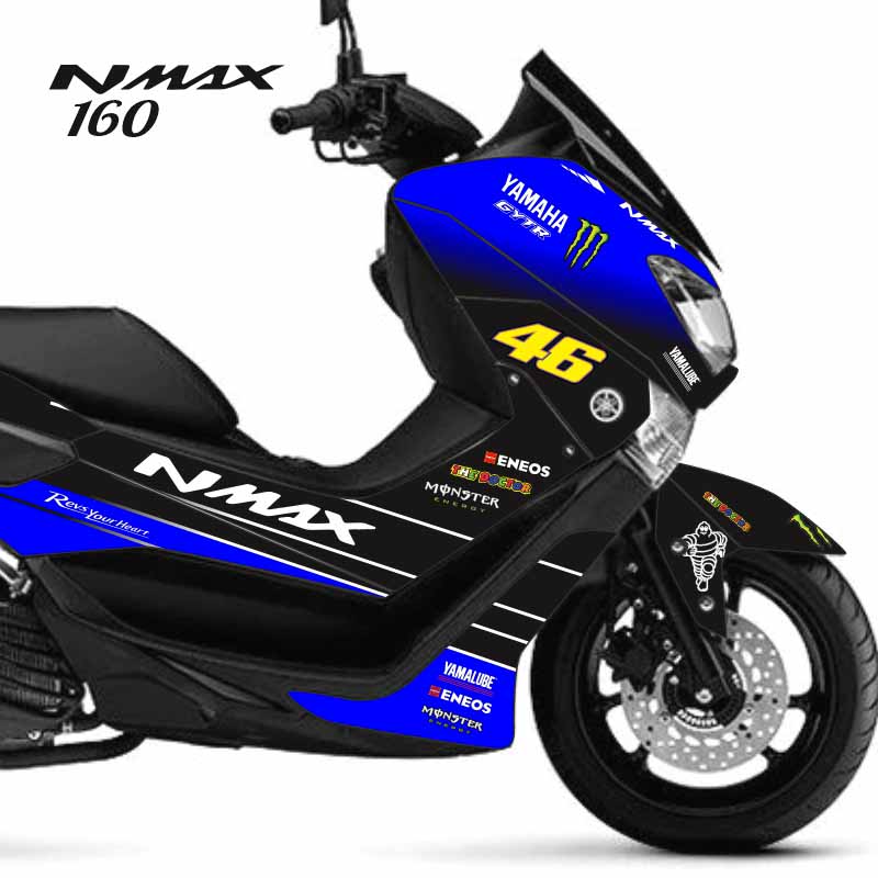 Adesivo Nmax 160 Completo 2015/2020 - Valentino Rossi