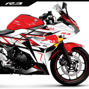 Adesivo R3 Completo 2013/2018 - R. Bull Racing Vermelha