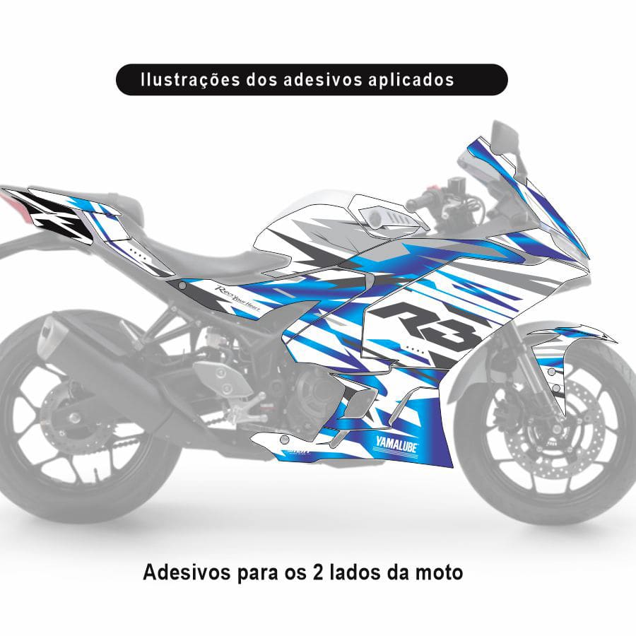 Adesivo R3 Connected 2026 Completo - Spark Camaleão - Imagem 2