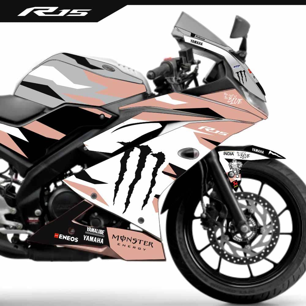 Adesivo R15 Yzf V3 Completo Monster Motogp - 2019/2026 - Imagem 9