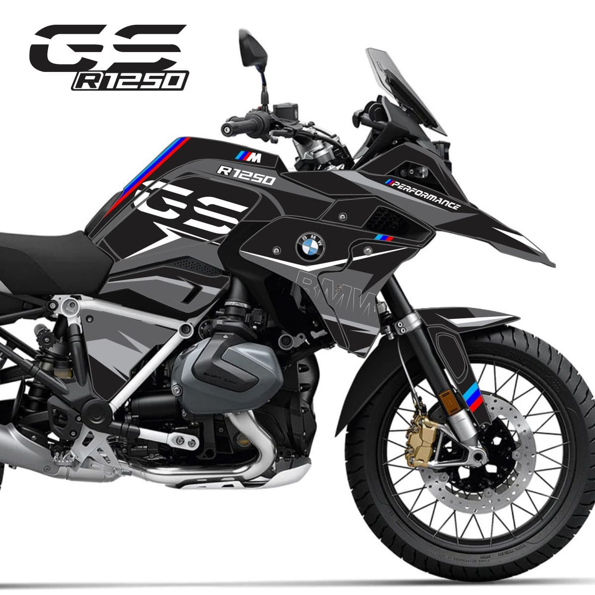Adesivo Bmw 1250/1200 GS Completo 2017/2023 - Line Style - Imagem 6