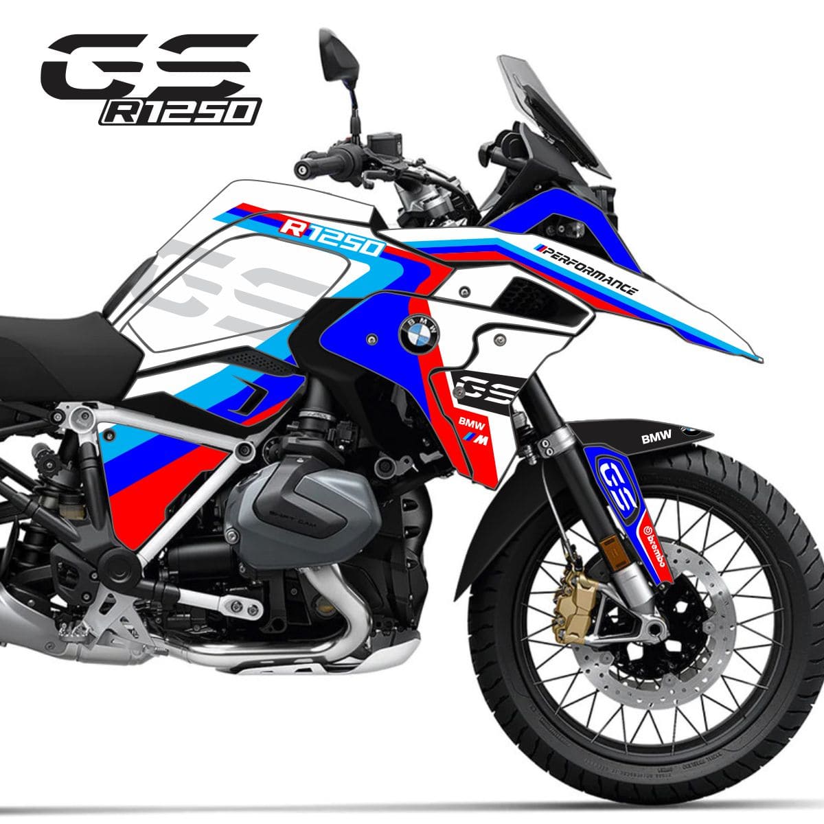 Adesivo Bmw 1250/1200 GS Completo 2017/2023 - Grid Racing