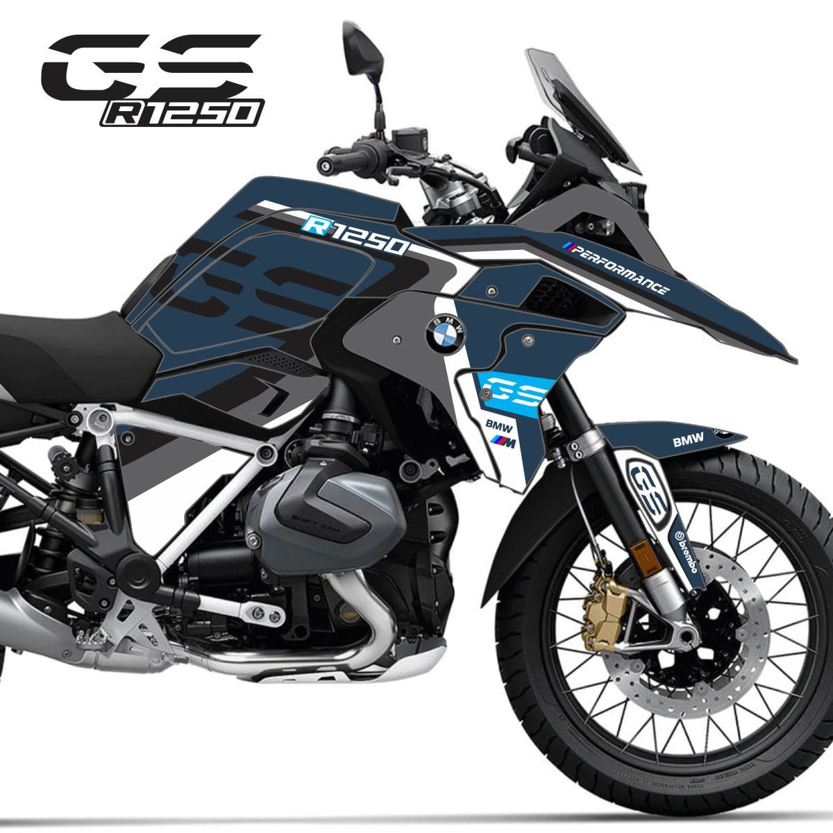 Adesivo Bmw 1250/1200 GS Completo 2017/2023 - Grid Racing - Imagem 6