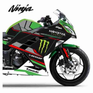 Adesivo Ninja 300 Completo 2013/2024 - M. Energy Standard