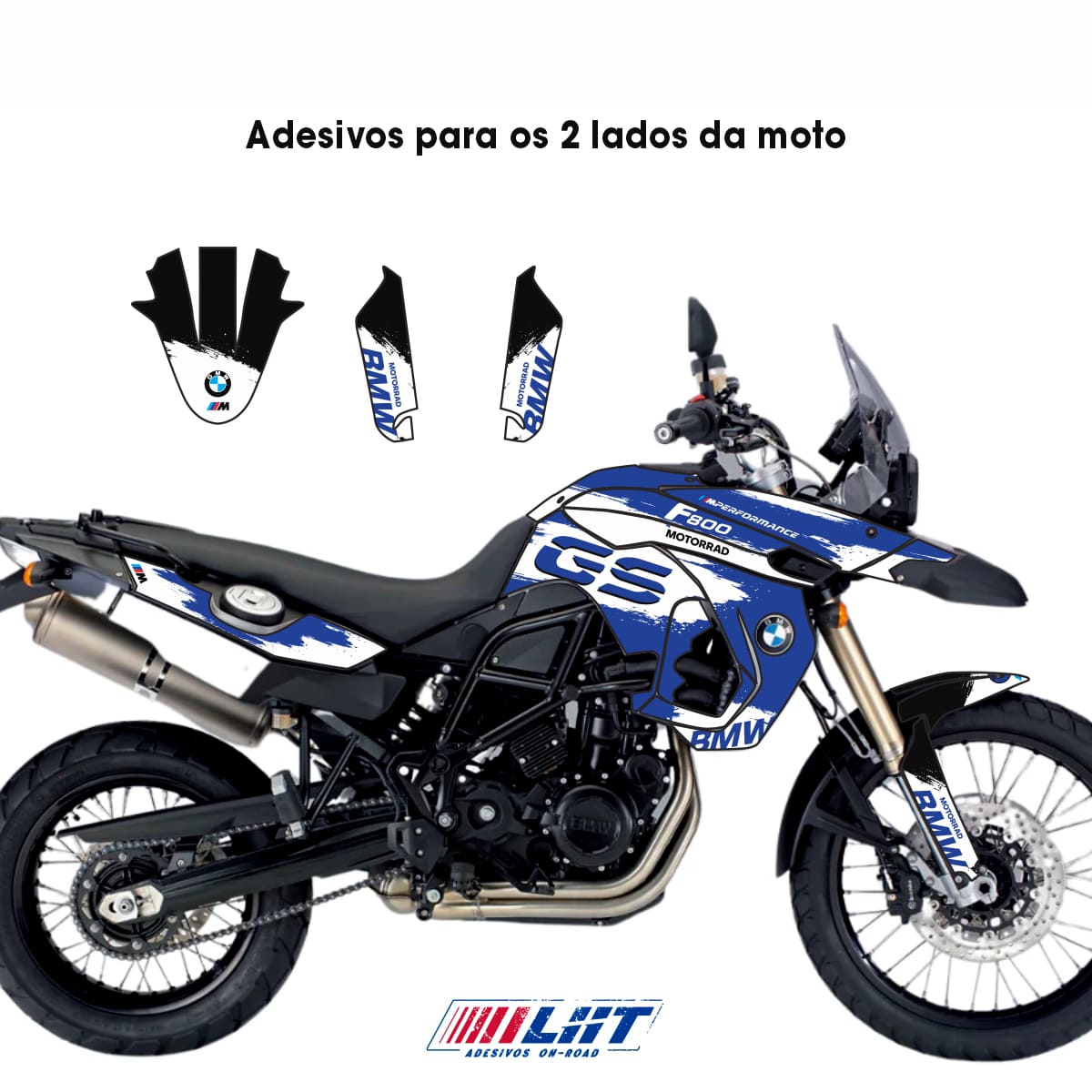 Adesivo Bmw F800 GS Completo 2008/2012 - Spark Design - Imagem 3