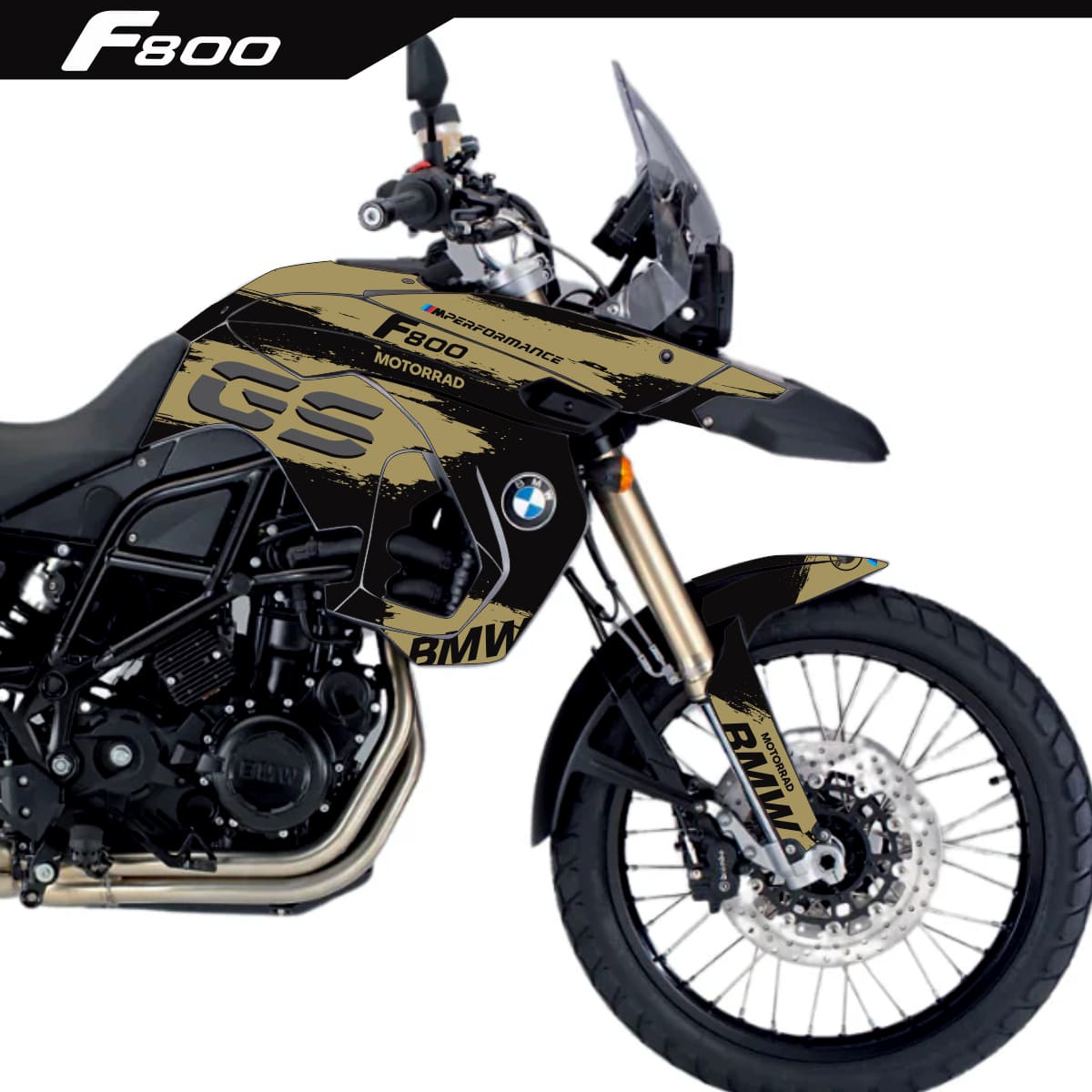Adesivo Bmw F800 GS Completo 2008/2012 - Spark Design - Imagem 7