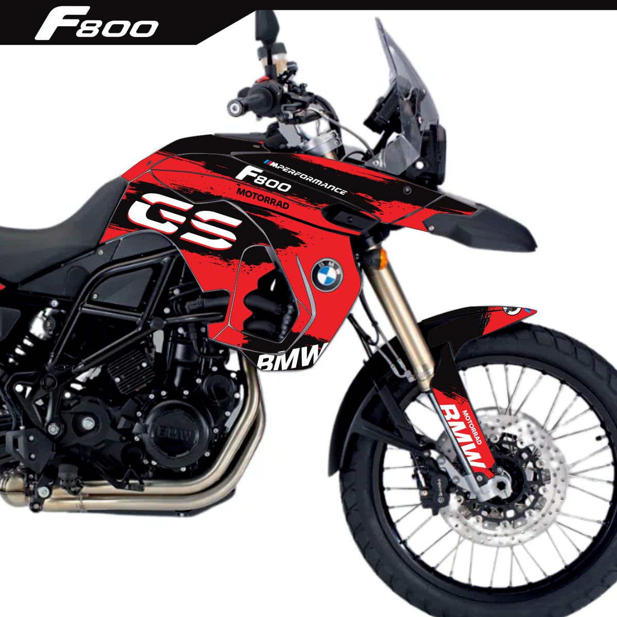 Adesivo Bmw F800 GS Completo 2008/2012 - Spark Design - Imagem 4