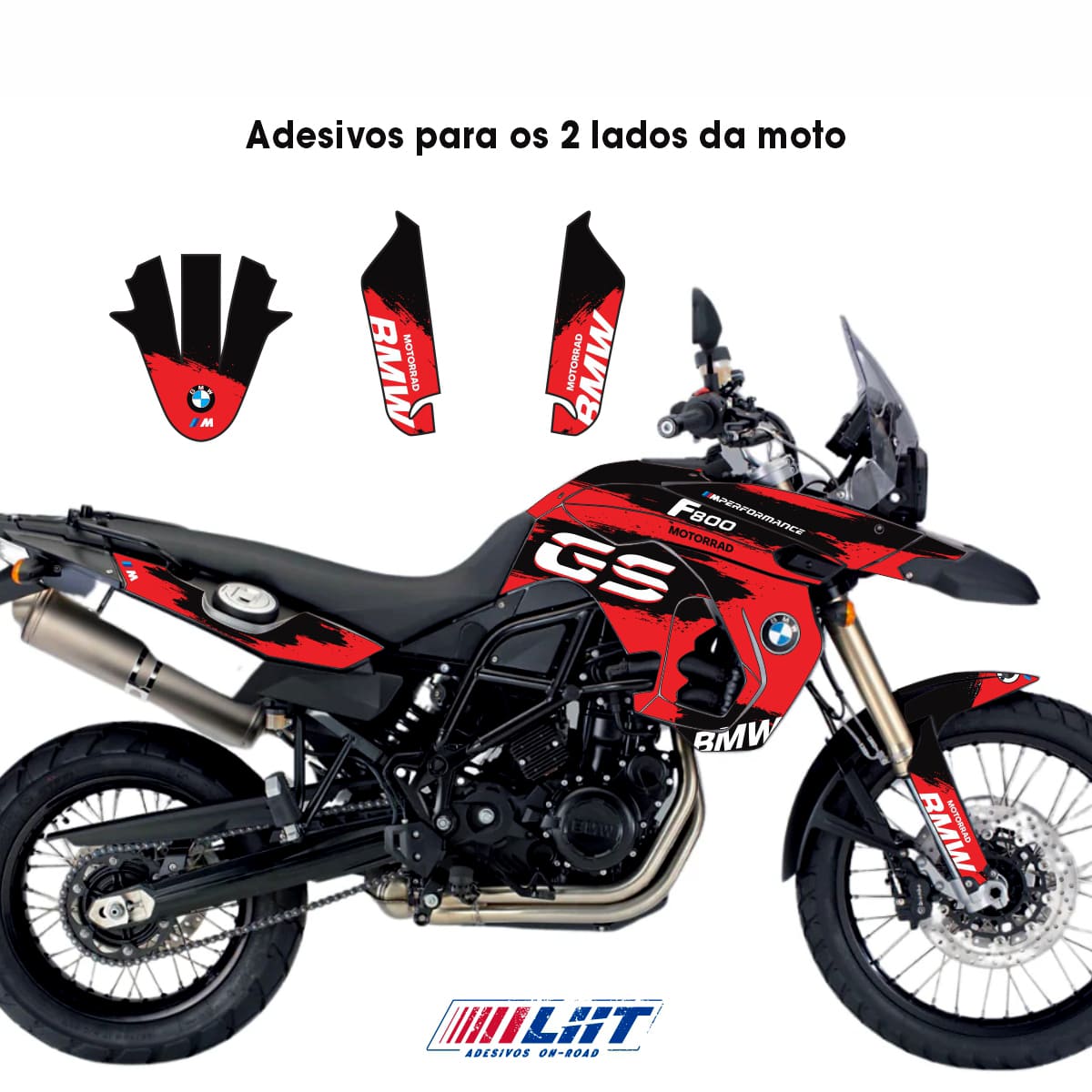 Adesivo Bmw F800 GS Completo 2008/2012 - Spark Design - Imagem 6