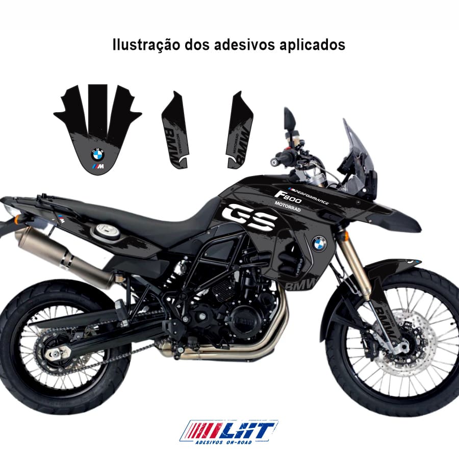 Adesivo Bmw F800 GS Completo 2008/2012 - Spark Design - Imagem 12