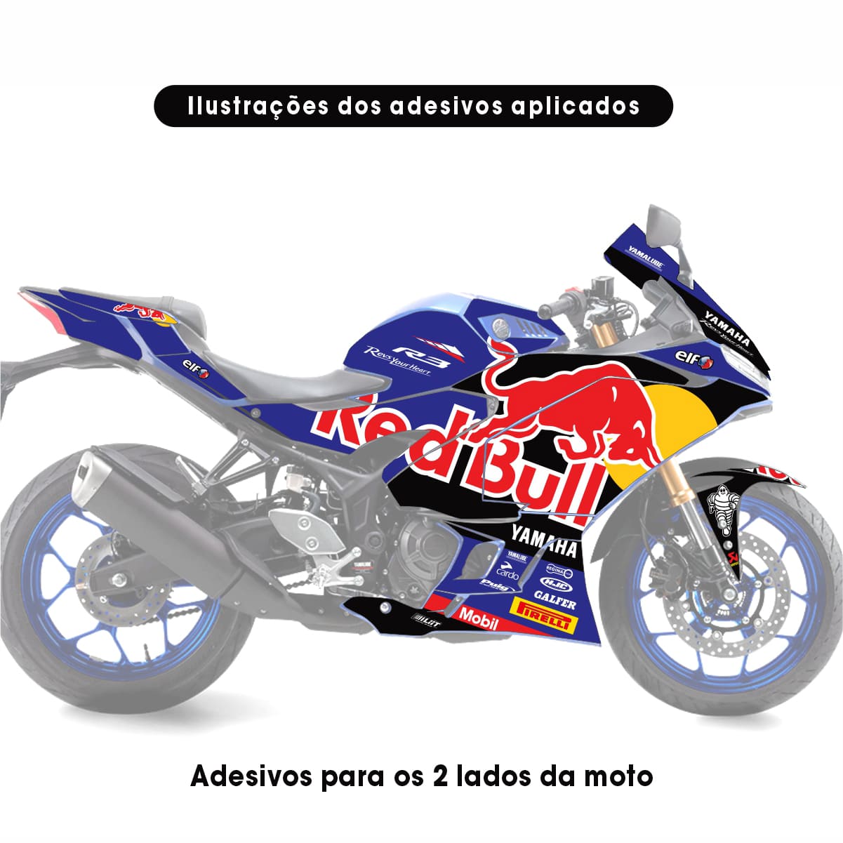 Adesivo R3 Connected 2026 Completo - R. Bull - Imagem 2