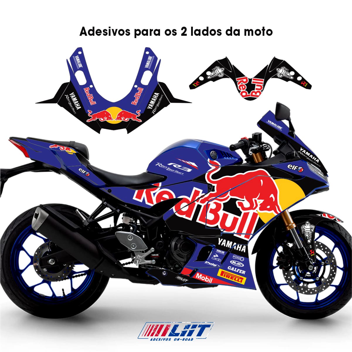 Adesivo R3 Connected 2026 Completo - R. Bull - Imagem 3