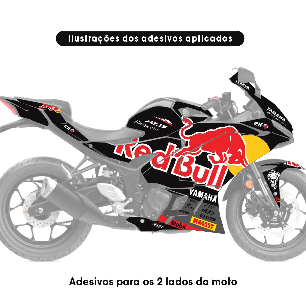 Adesivo R3 Connected 2026 Completo - R. Bull - Imagem 5