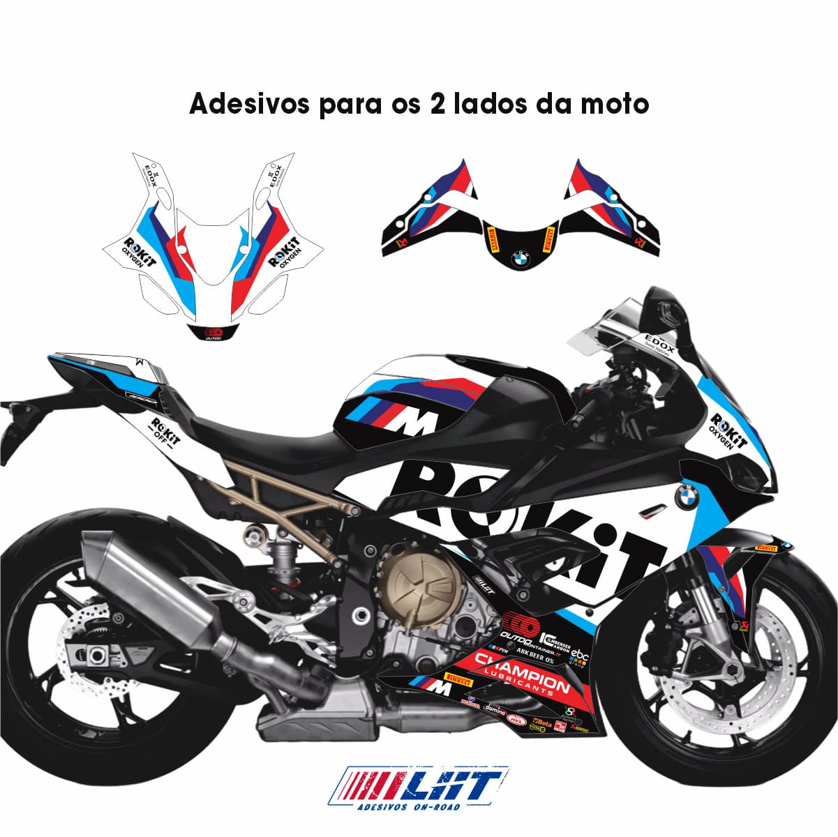 Adesivo Bmw S1000rr Completo 2019/2022 - Rokit WorldSBK 2026 Team - Imagem 3