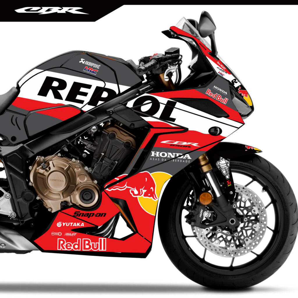 Adesivo Cbr 650r Completo 2019/2023 - Repsol Design